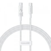 Cablu Date si Incarcare USB-C - USB-C Baseus Gem, 100W, 1m, Alb P10373000211-00