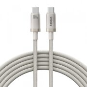 Cablu Date si Incarcare USB-C - USB-C Baseus Titanium, 100W, 2m, Auriu P10378100G21-01