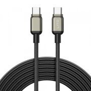 Cablu Date si Incarcare USB-C - USB-C Lito LD17, 100W, 1m, Negru