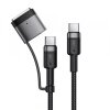 Cablu Date si Incarcare USB-C - USB-C / MagSafe 3 Acefast C22-05, 240W, 1.2m, Negru
