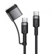 Cablu Date si Incarcare USB-C - USB-C / MagSafe 3 Acefast C22-05, 240W, 1.2m, Negru