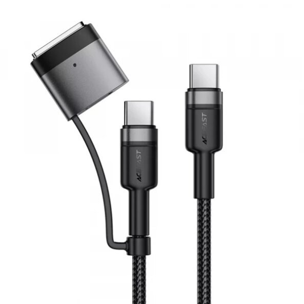 Cablu Date si Incarcare USB-C - USB-C / MagSafe 3 Acefast C22-05, 240W, 1.2m, Negru