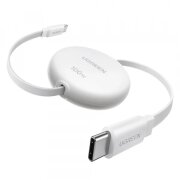 Cablu Date si Incarcare USB-C - USB-C UGREEN L531, 100W, 1m, Alb