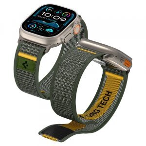 Curea Spigen Athlex Air pentru Apple Watch 49mm / 46mm / 45mm / 44mm Series, Verde