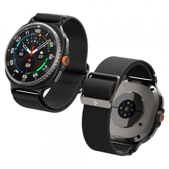Curea Spigen Lite Fit pentru Samsung Galaxy Watch 8 Classic / Watch8 44mm / Watch 8 40mm, Neagra