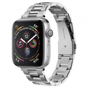 Curea Spigen Modern Fit pentru Apple Watch 42mm / 41mm / 40mm / 38mm Series, Argintie