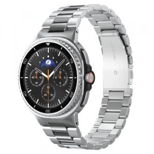 Curea Spigen Modern Fit pentru Samsung Galaxy Watch 8 Classic / Watch8 44mm / Watch 8 40mm, Argintie
