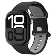 Curea Spigen Nano Pop pentru Apple Watch 42mm / 41mm / 40mm / 38mm Series, Neagra