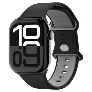 Curea Spigen Nano Pop pentru Apple Watch 49mm / 46mm / 45mm / 44mm / 42mm Series, Neagra