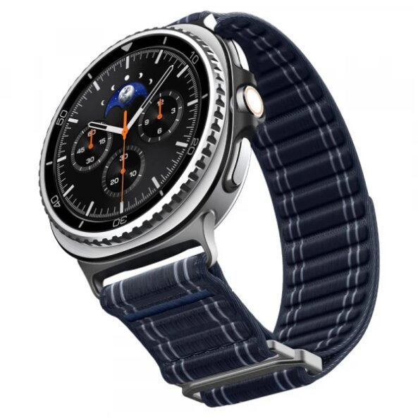 Curea Spigen WBF0 pentru Samsung Galaxy Watch 8 Classic / Watch8 44mm / Watch 8 40mm, Bleumarin