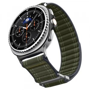 Curea Spigen WBF0 pentru Samsung Galaxy Watch 8 Classic / Watch8 44mm / Watch 8 40mm, Verde