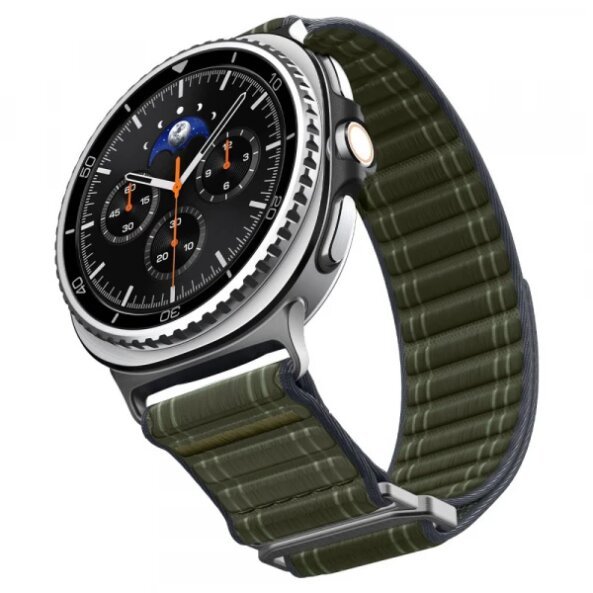 Curea Spigen WBF0 pentru Samsung Galaxy Watch 8 Classic / Watch8 44mm / Watch 8 40mm, Verde