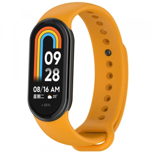 Curea Techsuit W014 pentru Xiaomi Smart Band 10 / 9 / 8, Portocalie