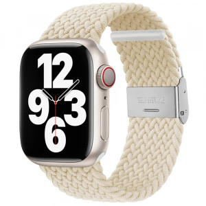 Curea Techsuit W032 pentru Apple Watch 49mm / 46mm / 45mm / 44mm / 42mm Series, Bej 