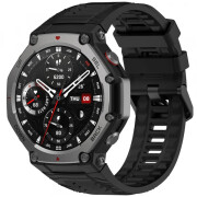 Curea Techsuit W067 pentru Amazfit T-Rex 3, Neagra