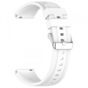 Curea Techsuit W075 pentru Huawei Watch / Garmin Watch Series, Alba