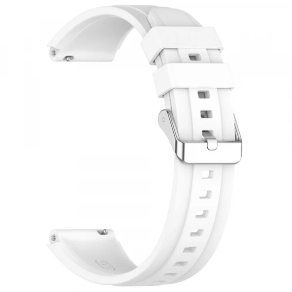 Curea Techsuit W075 pentru Huawei Watch / Garmin Watch Series, Alba