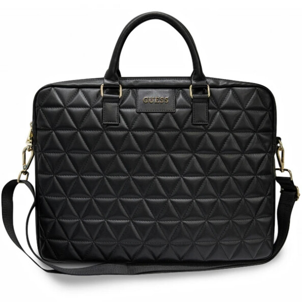 Geanta Guess Quilted pentru Laptop 15 inch, Neagra