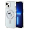 Husa MagSafe pentru Apple iPhone 15, Karl Lagerfeld, IML Choupette, Transparenta