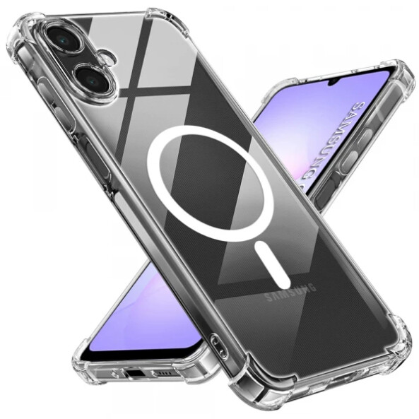 Husa MagSafe pentru Samsung Galaxy A07 4G A075, Techsuit, Shockproof, Transparenta
