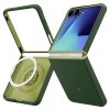 Husa MagSafe pentru Samsung Galaxy Z Flip7 F766, Spigen, Caseology Nano Pop, Verde