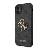 Husa pentru Apple iPhone 11, Guess, 4G Metal Logo, Gri