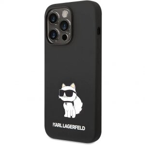 Husa pentru Apple iPhone 14 Pro Max, Karl Lagerfeld, IML Choupette NFT, Neagra