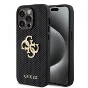 Husa pentru Apple iPhone 15 Pro, Guess, Perforated 4G, Neagra
