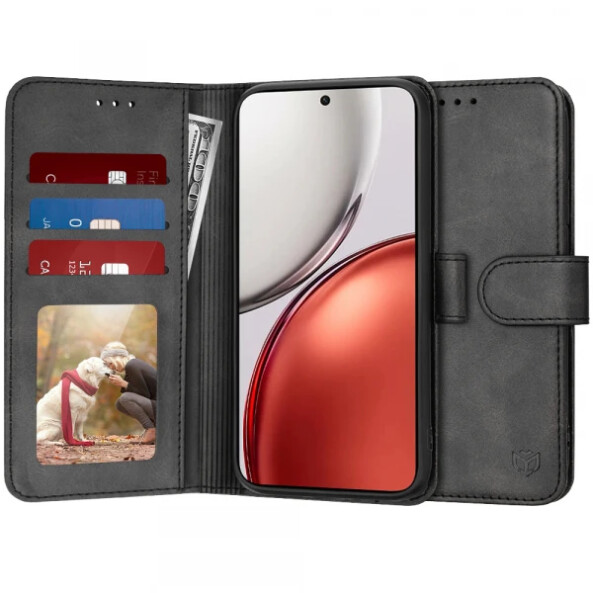 Husa pentru Honor Magic8 Lite, Techsuit, Diary Book, Neagra