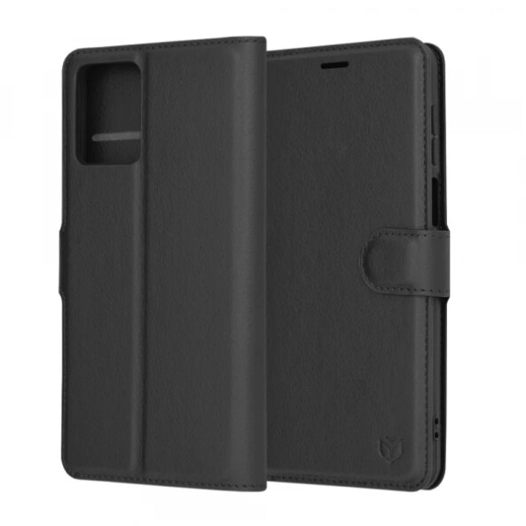 Husa pentru Motorola Moto G54, Techsuit, Leather Folio, Neagra
