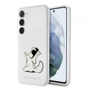 Husa pentru Samsung Galaxy S23+ S916, Karl Lagerfeld, Choupette Eat, Transparenta