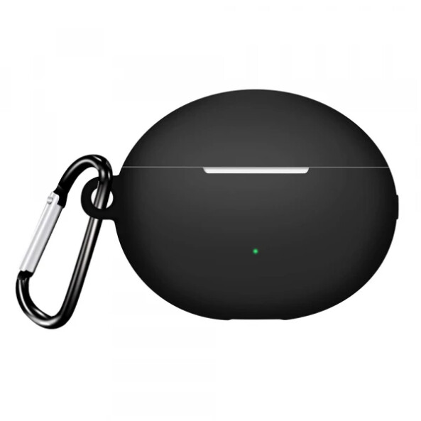 Husa Techsuit Silicone pentru Huawei FreeBuds 6i, Neagra