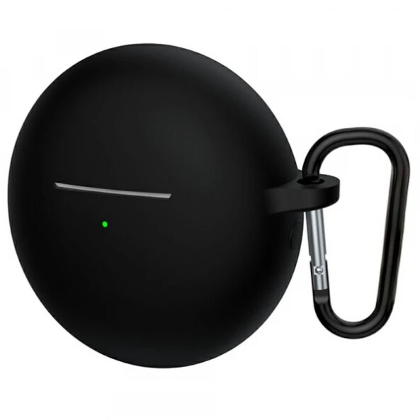 Husa Techsuit Silicone pentru Huawei FreeBuds 7i, Neagra