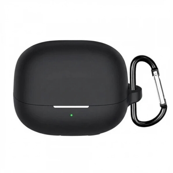 Husa Techsuit Silicone pentru Xiaomi Buds 5 Pro, Neagra