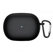 Husa Techsuit Silicone pentru Xiaomi Redmi Buds 4 Pro, Neagra