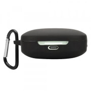 Husa Techsuit Silicone pentru Xiaomi Redmi Buds 6, Neagra