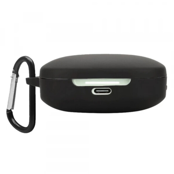 Husa Techsuit Silicone pentru Xiaomi Redmi Buds 6, Neagra