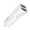 Incarcator Auto Fixed, 15.5W, 3A, 2 x USB-A, Alb