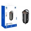 Incarcator Auto Lito IN-C03, 30W, 3A, 1 x USB-A - 1 x USB-C, Negru