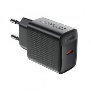 Incarcator Retea Acefast A104, 25W, 3A, 1 x USB-C, Negru