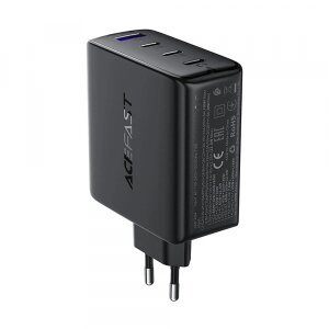 Incarcator Retea Acefast A94, 100W, 5A, 1 x USB-A - 3 x USB-C, Negru
