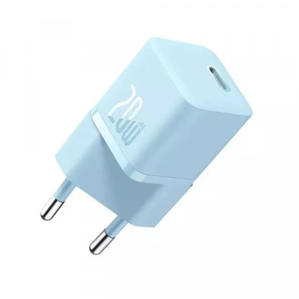 Incarcator Retea Baseus, 20W, 3A, 1 x USB-C, Albastru CCGN050103
