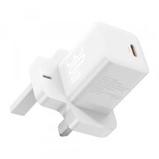Incarcator Retea Baseus GaN5 UK, 30W, 3A, 1 x USB-C, Alb P10110906213-00