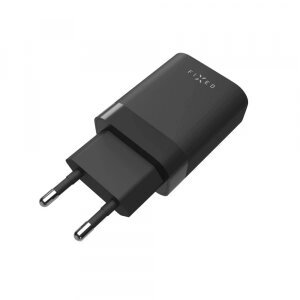 Incarcator Retea Fixed, 35W, 3A, 2 x USB-C, Negru
