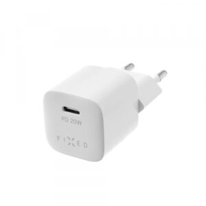 Incarcator Retea Fixed Mini, 20W, 3A, 1 x USB-C, Alb