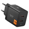 Incarcator Retea Spigen Essential, 47W, 3A, 2 x USB-C, Negru