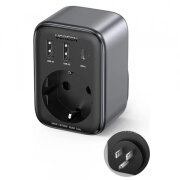 Incarcator Retea UGREEN 15289 US, 30W, 3A, 2 x USB-A - 1 x USB-C - 1 x Schuko, Negru