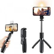 Selfie Stick Bluetooth Techsuit L02s, Universal, Negru