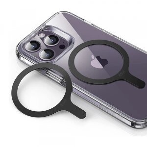 Sticker Metalic ESR HaloLock Set 2 bucati, Negru