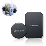 Sticker Metalic Techsuit MP02 Set 2 bucati, Negru